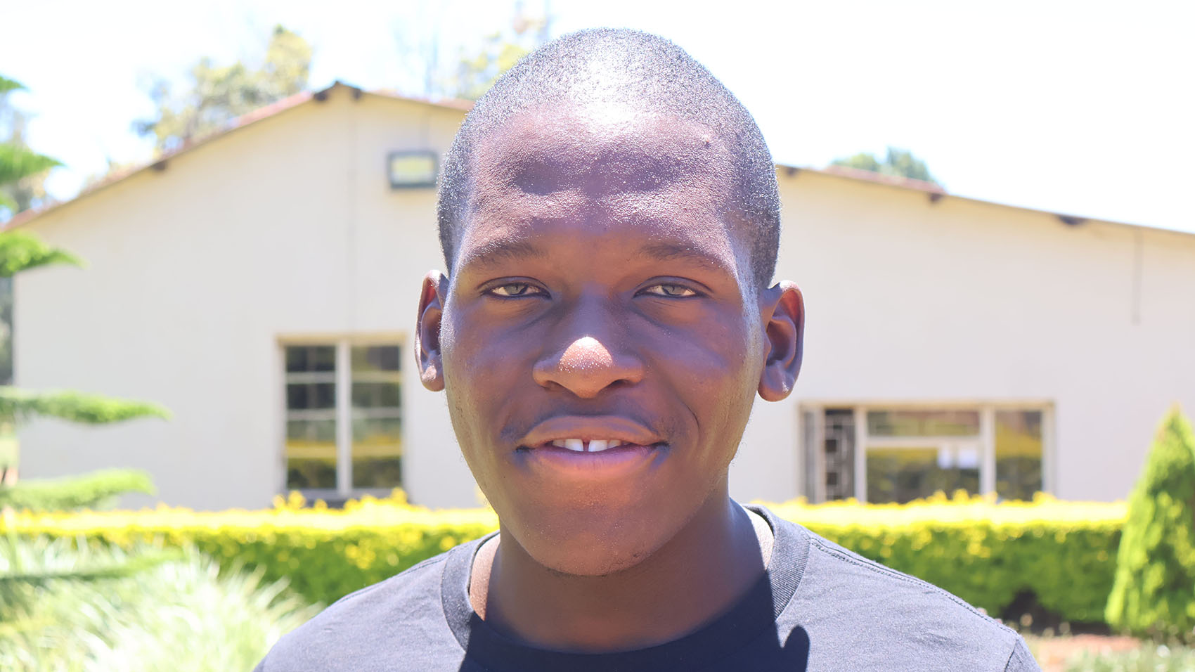 Lungiswa Sebenele Gadlela, 18 who obtained position 1 at Evelyn Baring High School. (Courtesy pics)
